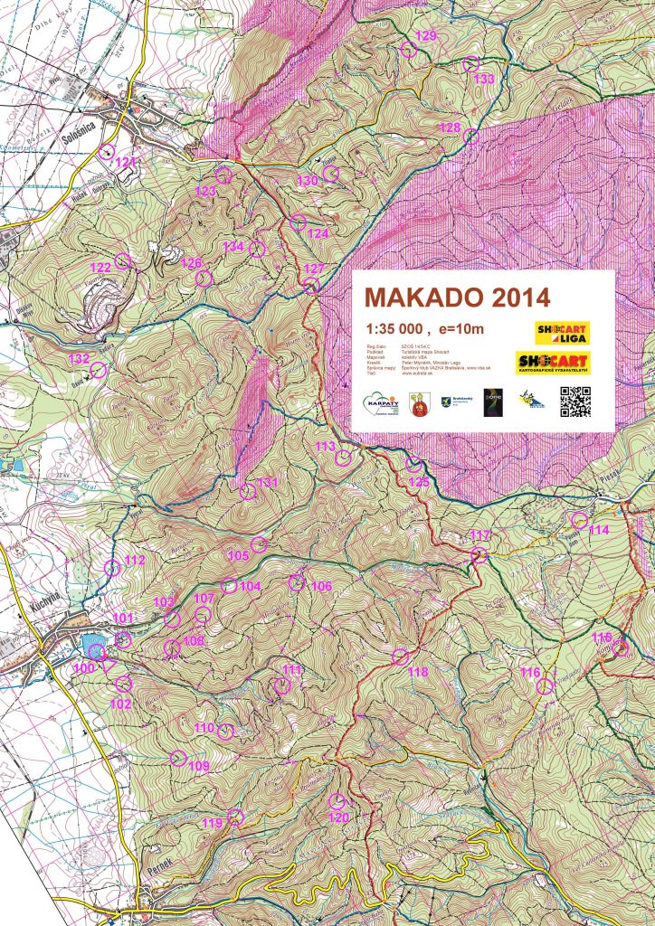 Mapa Makado 2014